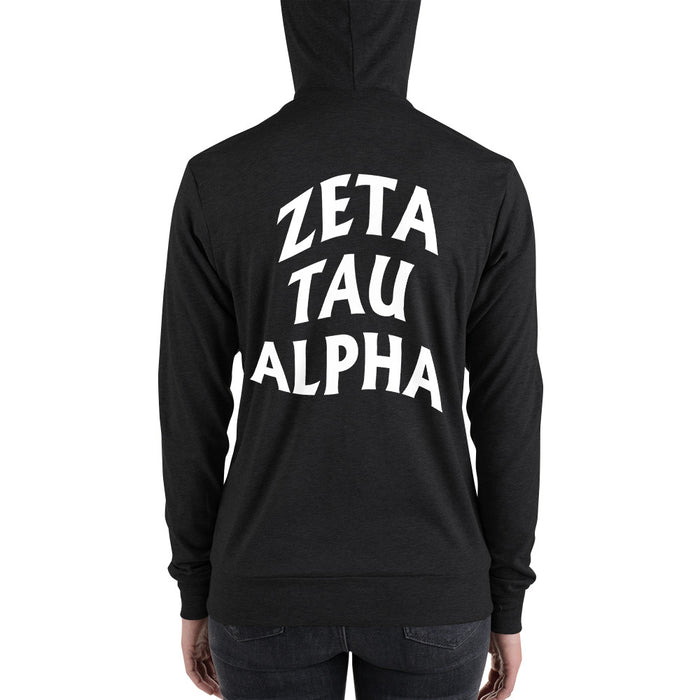 Zeta Tau Alpha Unisex Zip Hoodie Zeta Tau Alpha Unisex zip hoodie