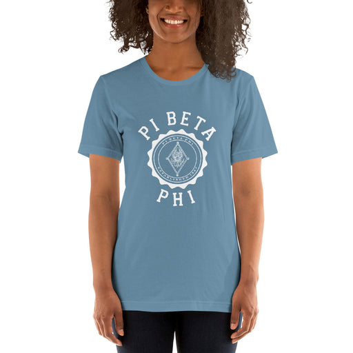 Pi Beta Phi Crest Short-Sleeve Unisex T-Shirt