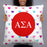 Alpha Sigma Alpha Hearts Basic Pillow Alpha Sigma Alpha Hearts Basic Pillow