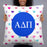 Alpha Delta Pi Hearts Basic Pillow Alpha Delta Pi Hearts Basic Pillow