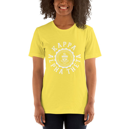 Shirts Kappa Alpha Theta Crest Short-Sleeve Unisex T-Shirt