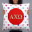 Alpha Chi Omega Hearts Basic Pillow Alpha Chi Omega Hearts Basic Pillow