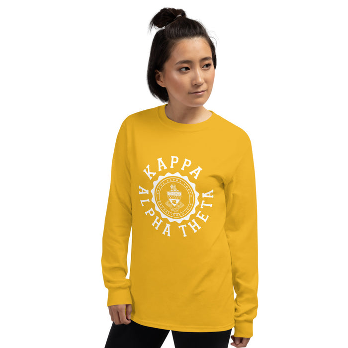 Kappa Alpha Theta Crest Long Sleeve Shirt Kappa Alpha Theta Crest Long Sleeve Shirt