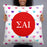 Sigma Alpha Iota Hearts Basic Pillow Sigma Alpha Iota Hearts Basic Pillow