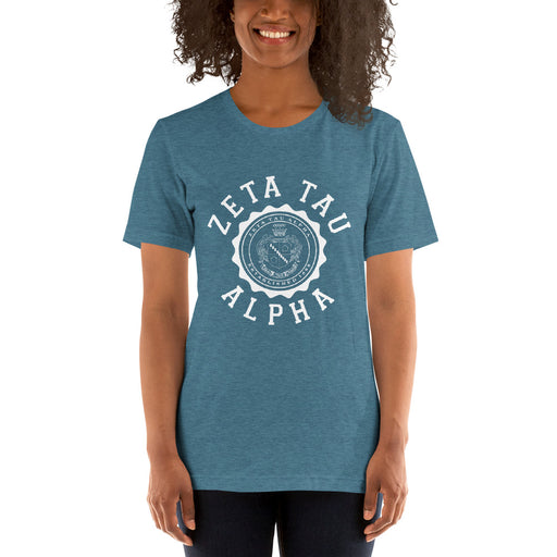 Zeta Tau Alpha Crest Short-Sleeve Unisex T-Shirt