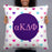 Alpha Kappa Delta Phi Hearts Basic Pillow alpha Kappa Delta Phi Hearts Basic Pillow