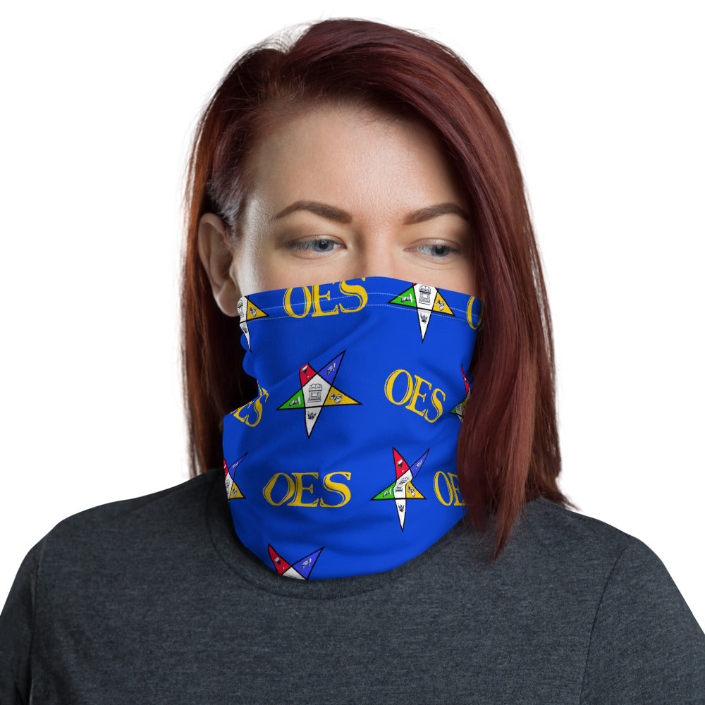 Oes Order Of Eastern Star Neck Gaiter OES Order Of Eastern Star Neck Gaiter