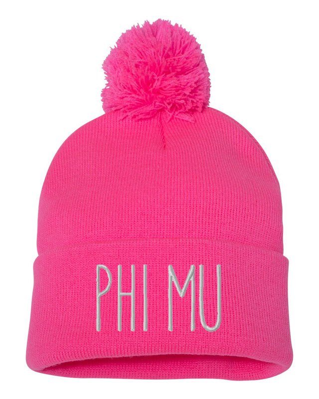 Alpha Xi Delta Sorority Beanie With Pom Pom — GreekU