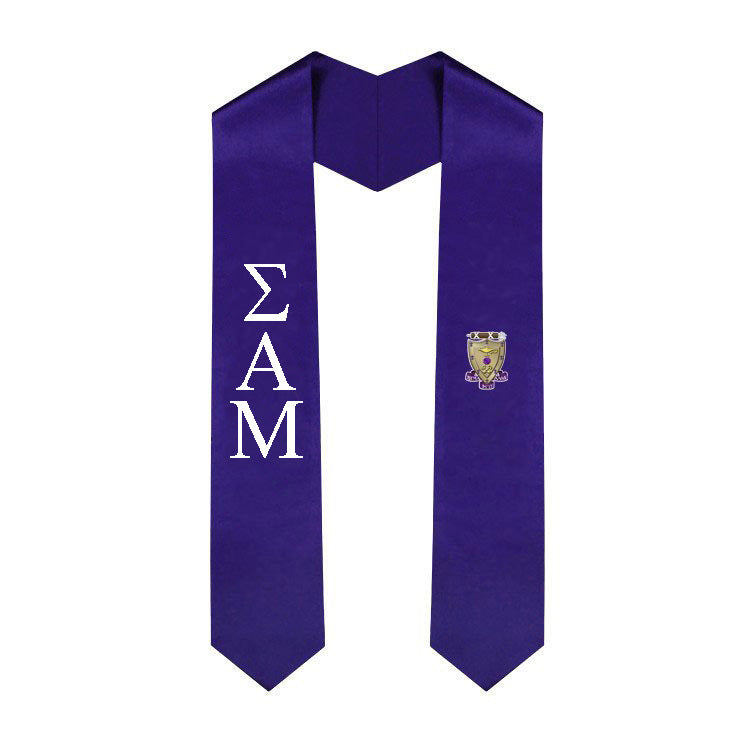 Sigma Alpha Mu Simple Sash Stole Sigma Alpha Mu Simple Sash Stole