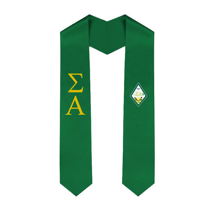 Sigma Alpha Simple Sash Stole Sigma Alpha Simple Sash Stole