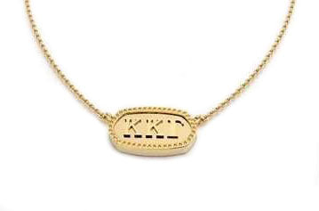 Kappa Delta Greek Necklace