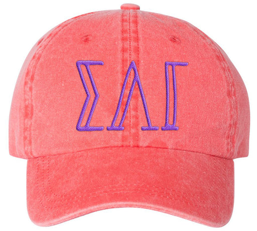 Zeta Tau Alpha Sorority Greek Carson Embroidered Hat
